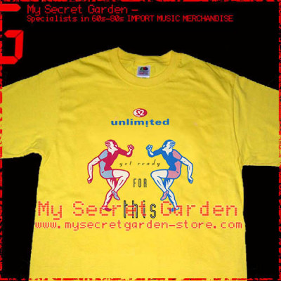 2 Unlimited - Get Ready For This T Shirt  2 Unlimited - Get Ready For This T Shirt
